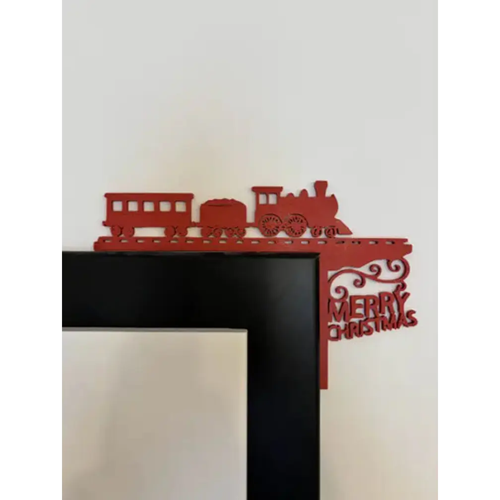 Decoración De Puerta Navideña Trenes 1