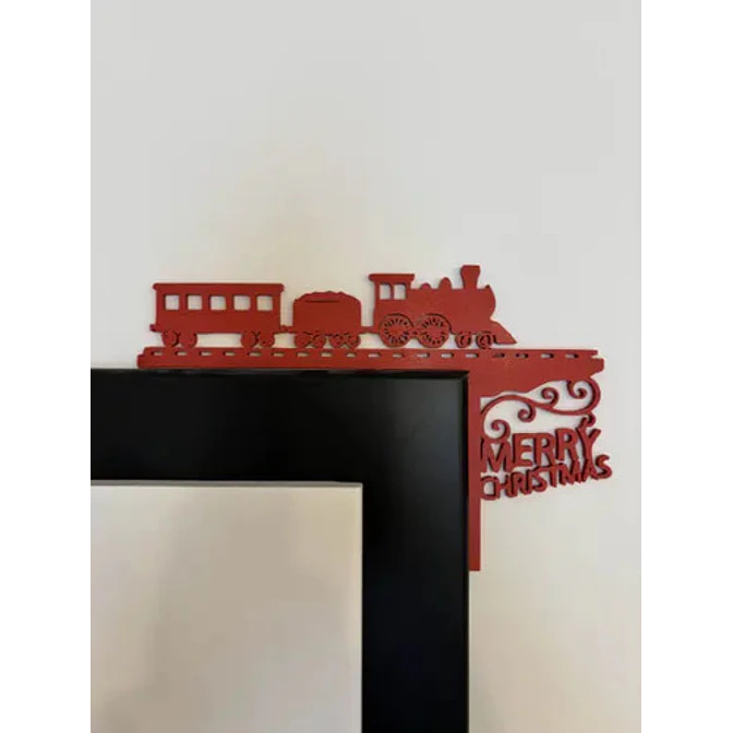 Decoración De Puerta Navideña Trenes 1