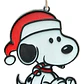 Adorno Navideño - Snoopy Con Gorro De Santa - Miniatura 1