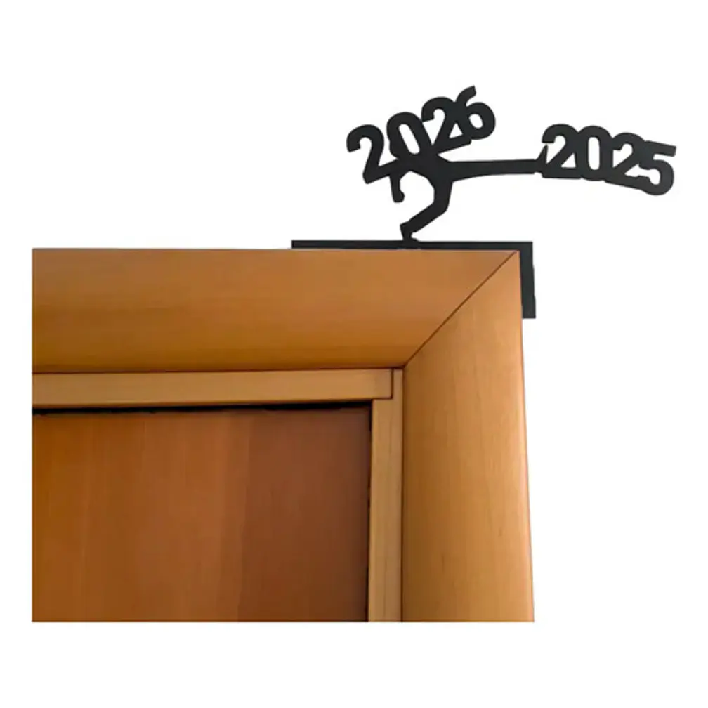 Adorno Navidad - Esquinero De Puerta Año 2026 1