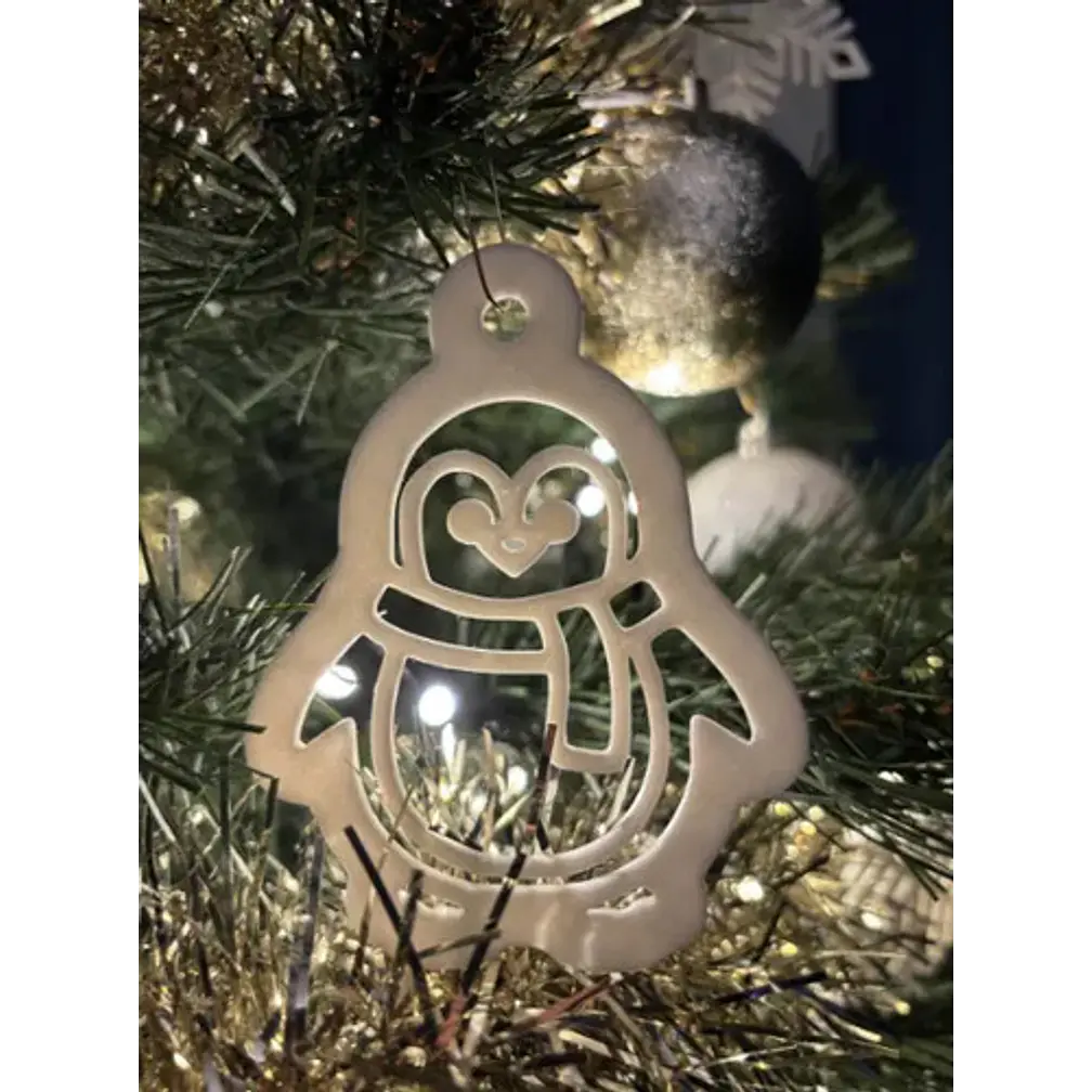 Adorno Decoración De Pingüino Navideño 2