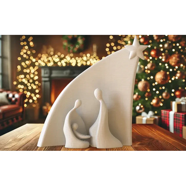 Adornos Navidad - Pesebre Moderno