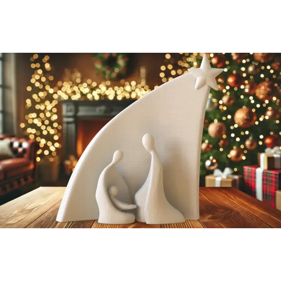 Adornos Navidad - Pesebre Moderno