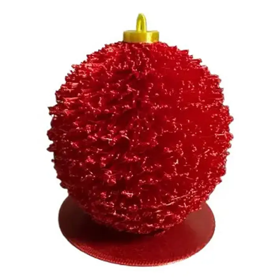Adorno Navideño - Pack De Bolas De Navidad En Rojo