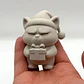 Adorno Navideño- Gato Gruñón Con Regalo - Miniatura 2