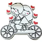 Enamorados En Bicicleta - Miniatura 2