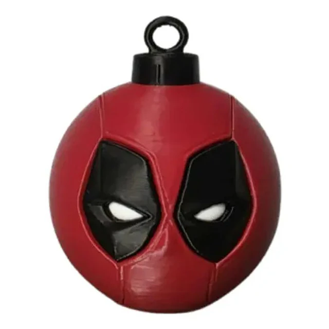 Adorno Para El Árbol De Navidad- Bola De Deadpool