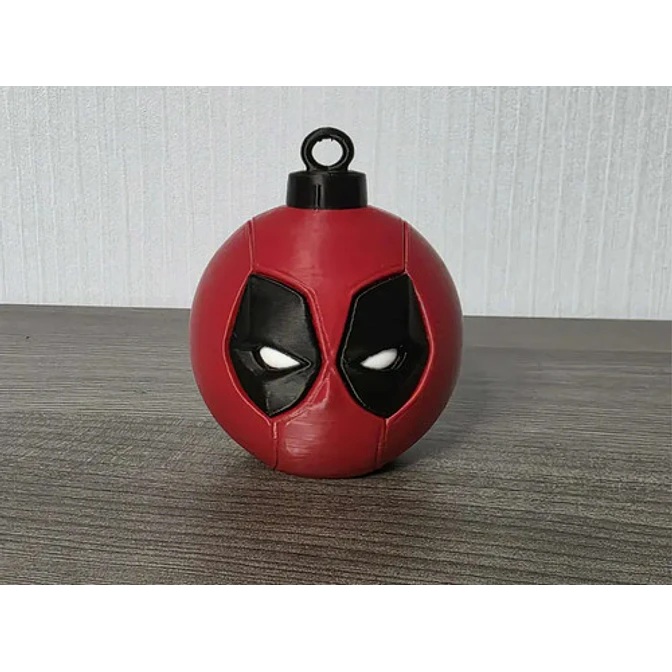 Adorno Para El Árbol De Navidad- Bola De Deadpool 3