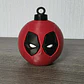 Adorno Para El Árbol De Navidad- Bola De Deadpool - Miniatura 3