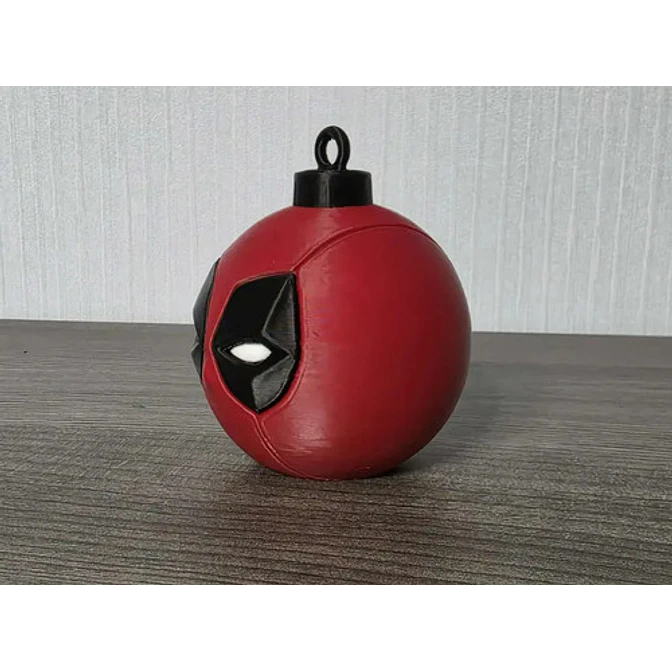Adorno Para El Árbol De Navidad- Bola De Deadpool 4