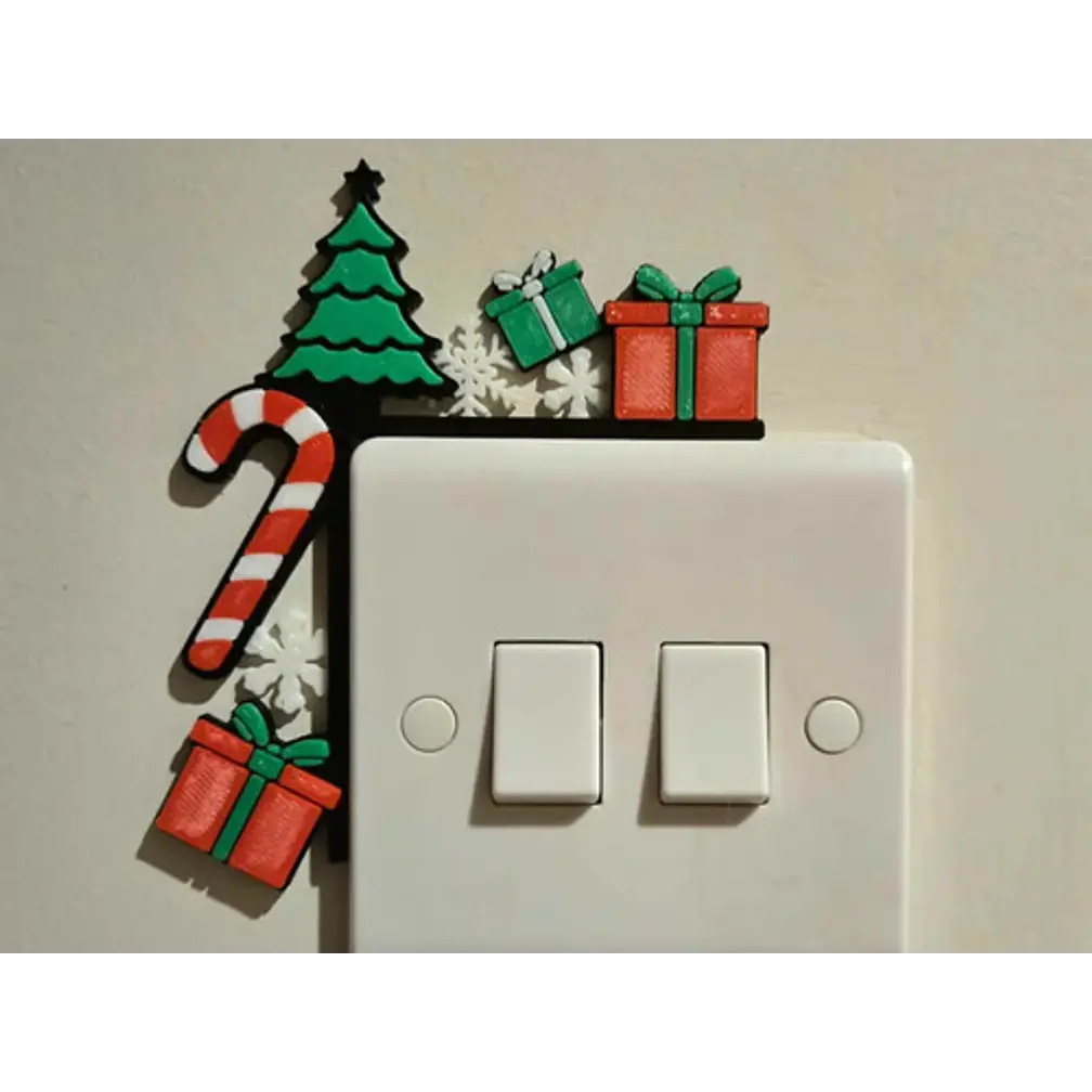 Adorno Navidad Para Interruptor 3