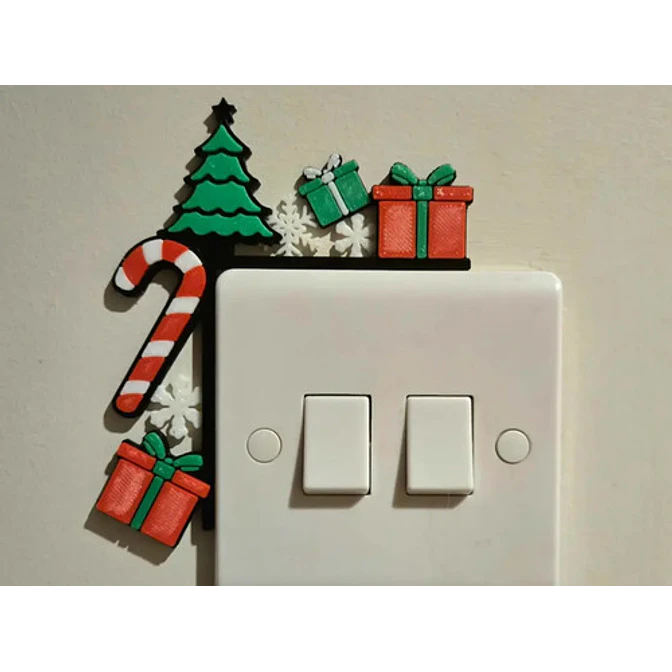 Adorno Navidad Para Interruptor 3