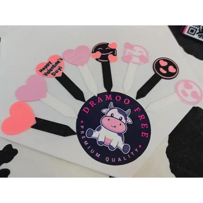 Adorno Para Magdalenas San Valentín Pack De 6 1