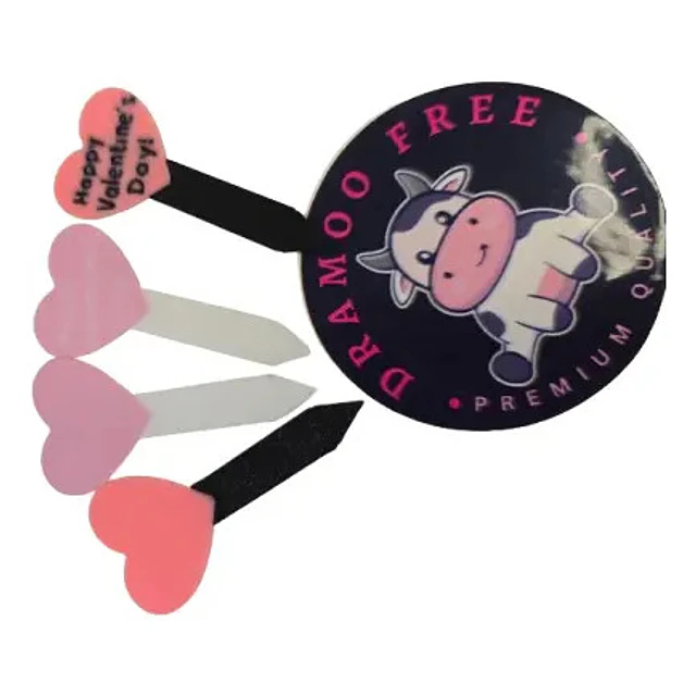 Adorno Para Magdalenas San Valentín Pack De 6