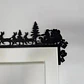 Adorno Navidad - Esquinero De Puerta Santa Y Renos - Miniatura 3