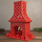 Decoración De Chimenea Navideña - Miniatura 1