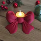 Portavelas Led Lazo Navideño - Miniatura 2