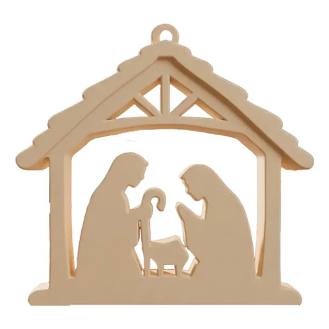 Adorno Navidad - Pesebre Noche De Paz