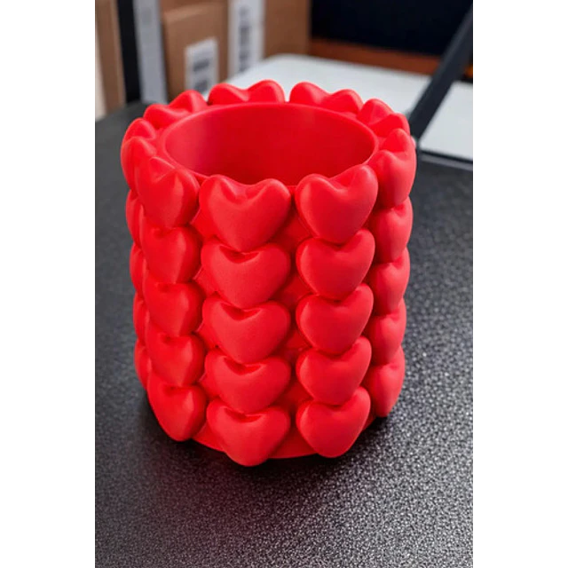 Porta Velas De Corazones - San Valentín