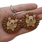 Llavero De Erizo Flexible (pack De 2) - Miniatura 1