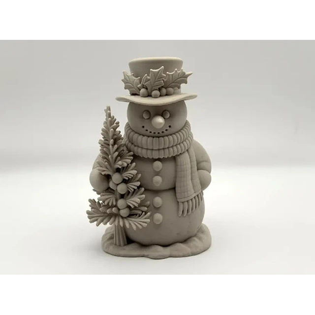 Adorno Navideño- Muñeco De Nieve Sonriente