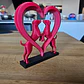 Elegante Escultura De Corazón De Perro - Miniatura 4