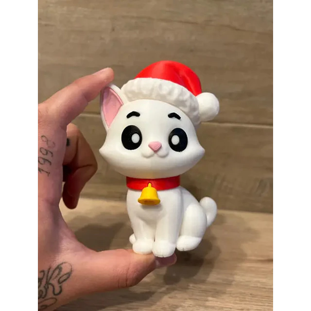 Adorno - Gatito Navideño