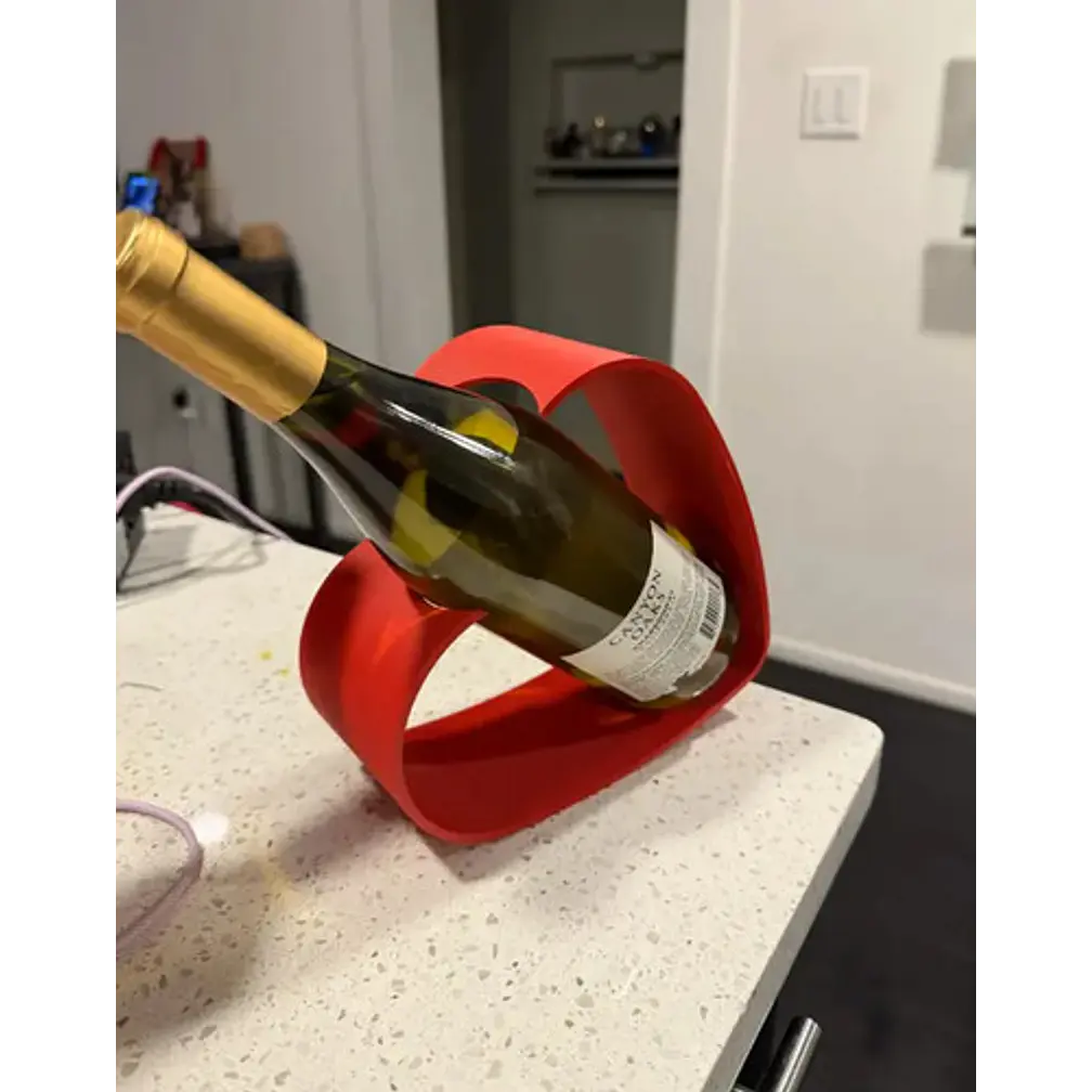 Porta Vino De Corazón - San Valentín 2