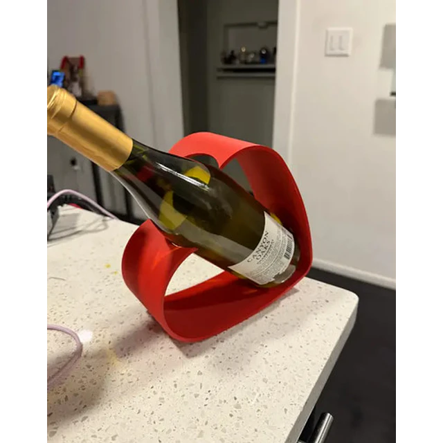 Porta Vino De Corazón - San Valentín