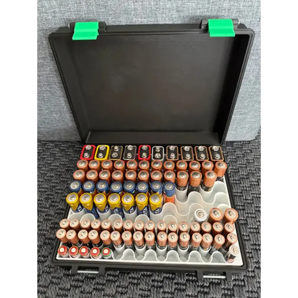 Caja De Almacenamiento De Baterías (para 118 Baterías) 5