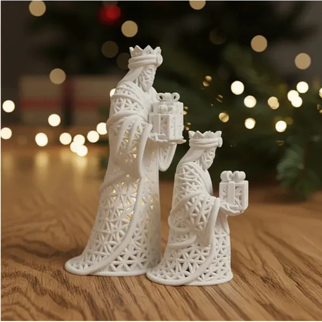 Decoración De Los Reyes Magos Del Pesebre De Navidad