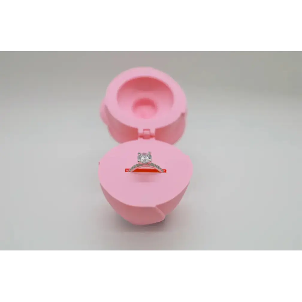 Caja De Anillo De Rosa Para San Valentín 3