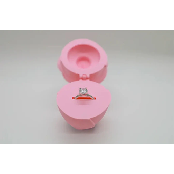 Caja De Anillo De Rosa Para San Valentín 3