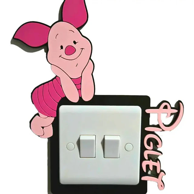 Adorno Para Interruptor - Piglet