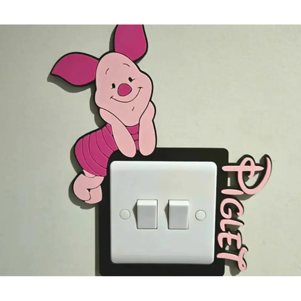 Adorno Para Interruptor - Piglet 4
