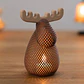 Portavelas Led De Reno Navideño - Miniatura 4