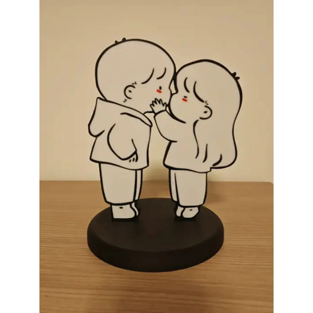 Cuadro Decorativo- Beso De Pareja Enamorada 3