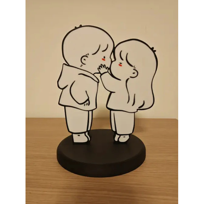 Cuadro Decorativo- Beso De Pareja Enamorada 3