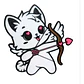Cuadro Decorativo- Gato Cupido De San Valentín - Miniatura 1