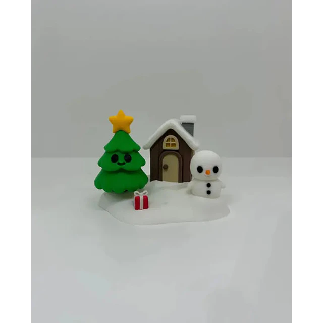 Adorno - Micro Diorama Navideño