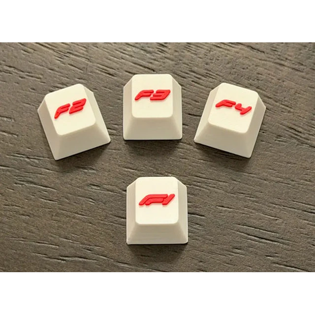 Pack Teclas De Fórmula F1/f2/f3/f4 - Teclado Mecánico