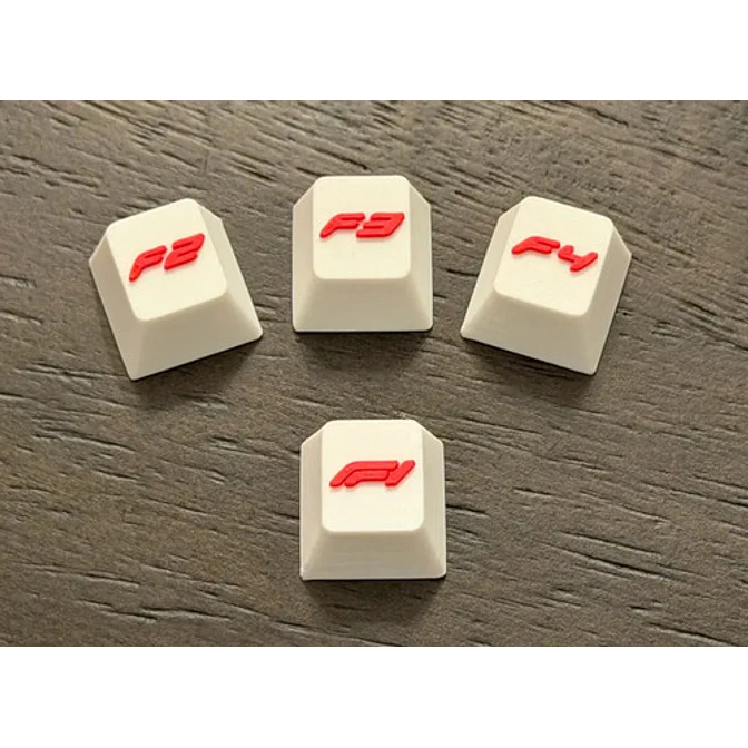 Pack Teclas De Fórmula F1/f2/f3/f4 - Teclado Mecánico 2