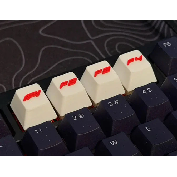 Pack Teclas De Fórmula F1/f2/f3/f4 - Teclado Mecánico 5