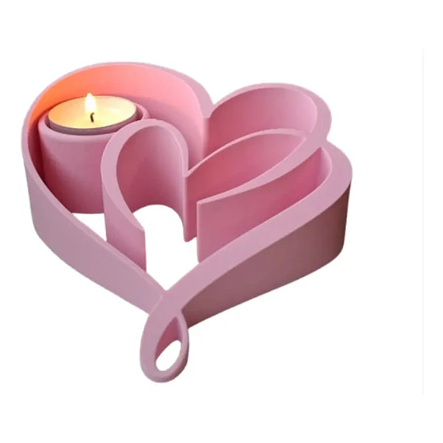Portavelas Corazones Para El Día De San Valentín