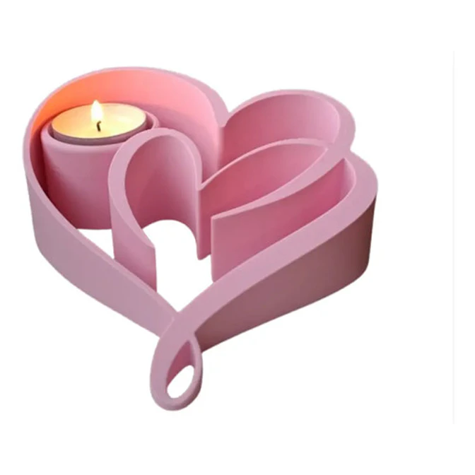 Portavelas Corazones Para El Día De San Valentín 1