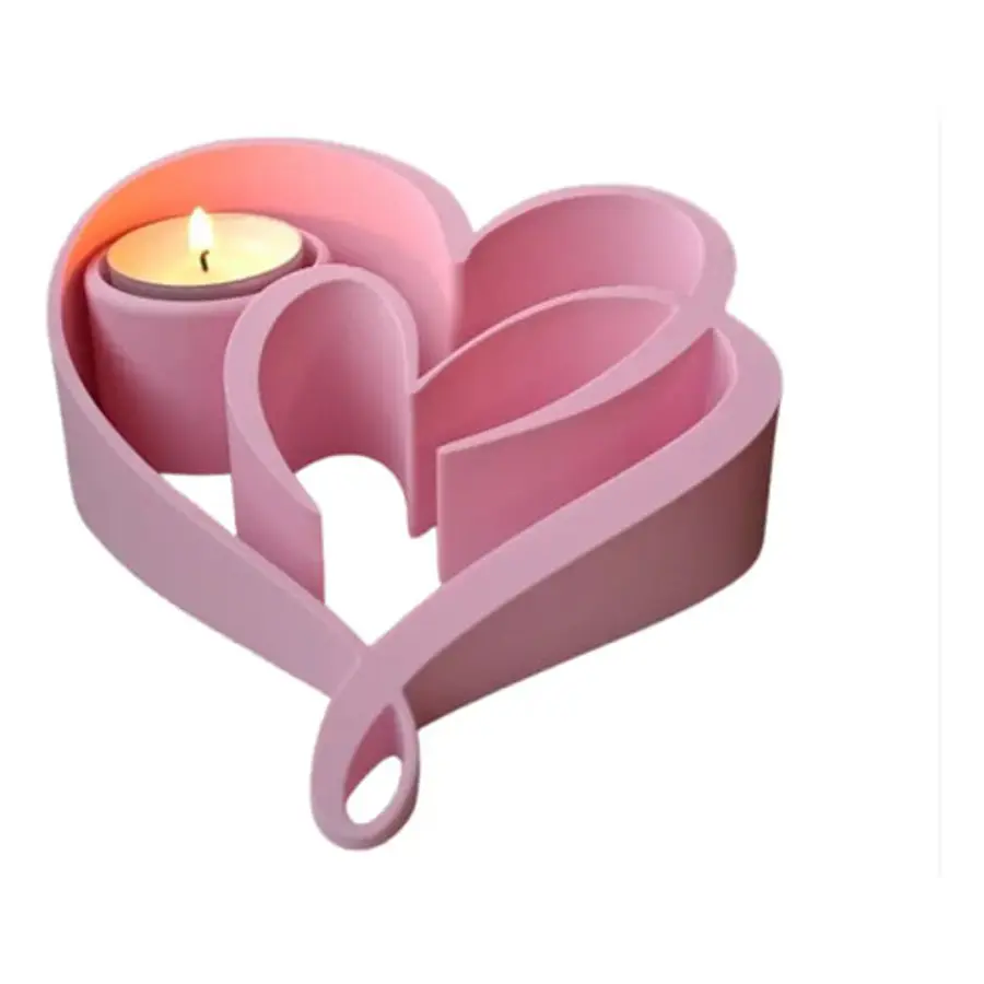 Portavelas Corazones Para El Día De San Valentín