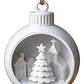 Adorno Para El Árbol De Navidad- Pueblo De Nieve - Miniatura 1