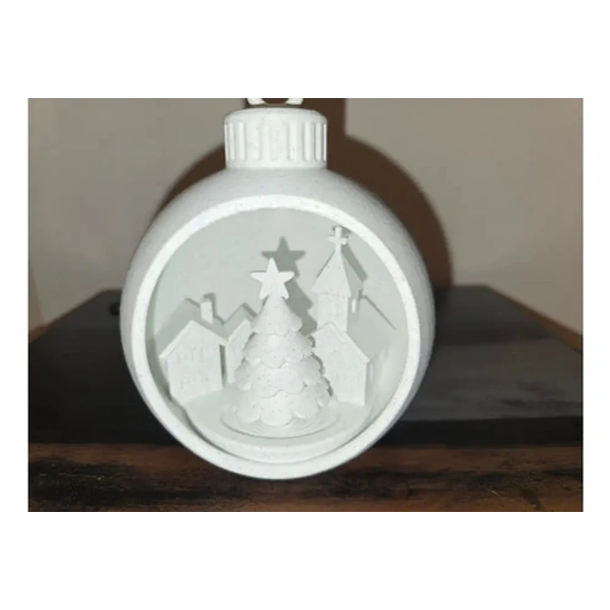 Adorno Para El Árbol De Navidad- Pueblo De Nieve 4