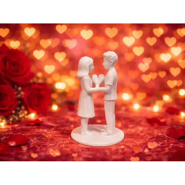 Pareja De Enamorados De San Valentín