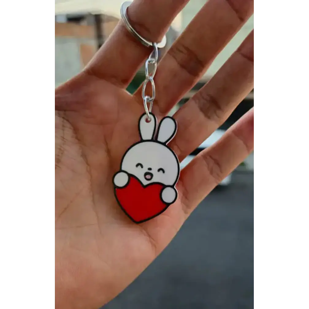 Llavero De Conejo - San Valentín 3